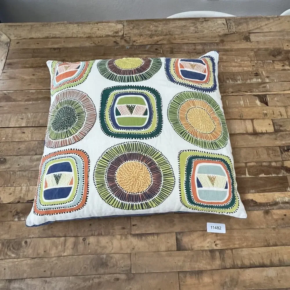 CB2 Linen Throw Pillow 23x23